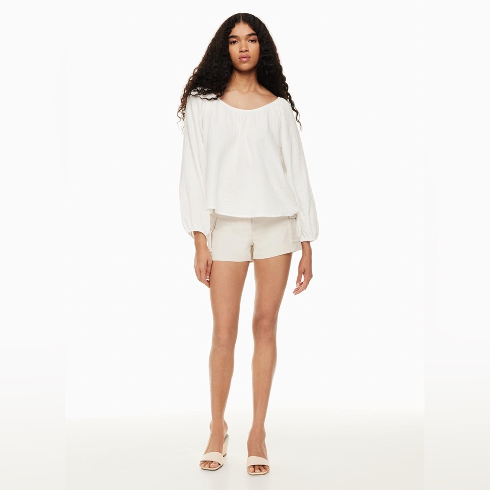 Wilfred Free Aritzia Sight Blouse Size XS 100% Organic Cotton